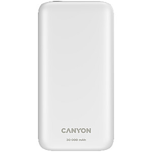 CANYON power bank PB-301 LED 30000 mAh PD 20W QC 3.0 White