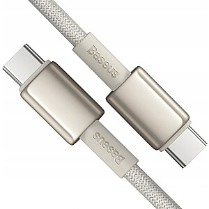 Baseus USB-C uz USB-C kabelis 2 m zelta (BSU4882)