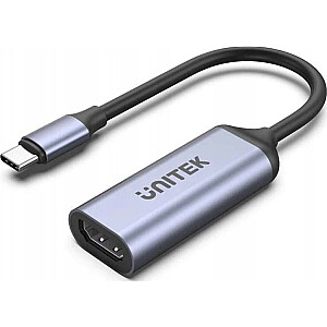 Unitek USB-C uz HDMI 2.1 adapteris (8K 60Hz) pelēks 15cm