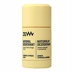 ZEW FOR MEN Дезодорант натуральный в стике Кипарис Японский и Бергамот 80г