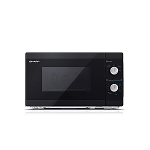 Sharp Microwave Oven  YC-MS01E-B Free standing, 20 L, 800 W, Black