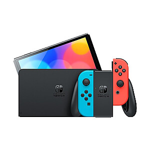Nintendo Switch OLED portatīvā spēļu konsole 17.8 cm (7") 64 GB Skārienekrāns Wi-Fi Melna, Zila, Sarkana