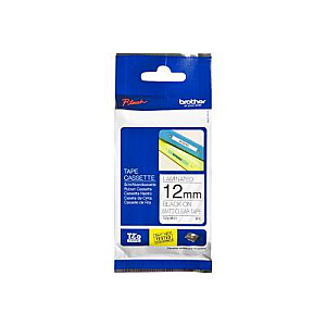 Brother TZE-uzraksta lente TZESchriftbandkassette TZe-M31 TZeM31 Caurspīdīga matēta melna (TZEM31)