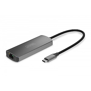 USB-C - HDMI pagarinātājs 30m pār Cat.6 4K120Hz HDCP 2.3 (komplekts)