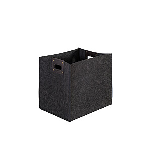 Коробка MAX FELT-4, 28х22х28см, фетр темно-коричневый, коробки
