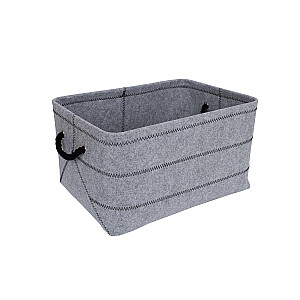 Корзина MAX FELT-1, 44x32xH24см, фетр светло-серый