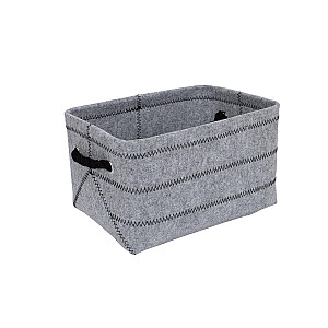 Корзина MAX FELT-4, 32х23х18см, фетр светло-серый