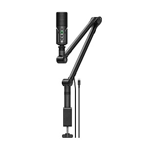 Sennheiser PROFILE STREAMING SET - Стриминговый микрофон, конденсаторный, кардиоидный, стойка с интегрированной кабельной рейкой, 3-метровый USB-C кабель и микрофонный чехол
