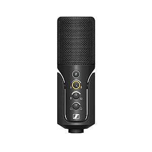 Sennheiser PROFILE STREAMING SET - Стриминговый микрофон, конденсаторный, кардиоидный, стойка с интегрированной кабельной рейкой, 3-метровый USB-C кабель и микрофонный чехол