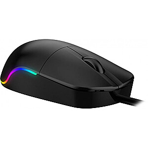 Vadu pele AZORA MB-241 1200 DPI melna apgaismojuma