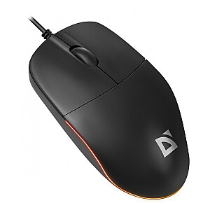 Vadu pele AZORA MB-241 1200 DPI melna apgaismojuma