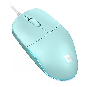 Vadu pele AZORA MB-241 1200 DPI piparmētru apgaismojums