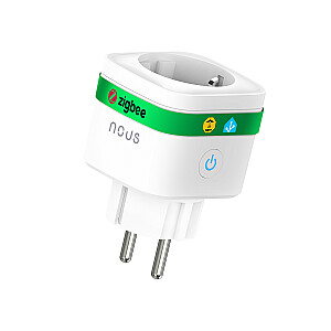 Viedā ZigBee rozete NOUS A7Z, 16A ar enerģijas skaitītāju, TUYA MQTT