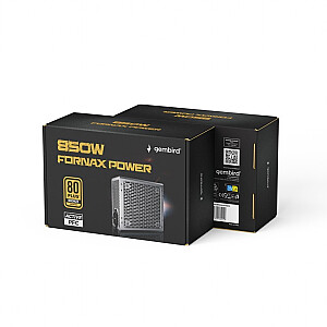 Datora barošanas bloks Fornax Power 850W 80+Bronze aktīvā PFC 120mm ventilators 10 iepakojumā