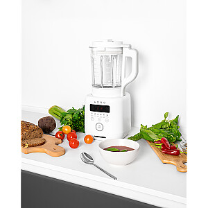 AENO Table Blender-Soupmaker TB2: 800W, 35000 rpm, режим кипения, чаша из высокобorosilicate стекла, 1.75L, 6 автоматических программ, заданное время, LED-дисплей