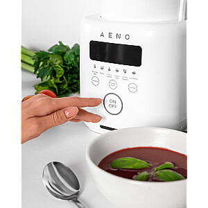AENO Table Blender-Soupmaker TB2: 800W, 35000 rpm, режим кипения, чаша из высокобorosilicate стекла, 1.75L, 6 автоматических программ, заданное время, LED-дисплей