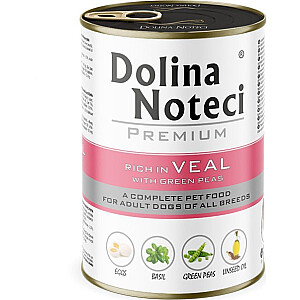 Dolina Noteci Premium с говядиной и зелёным горошком 400 г