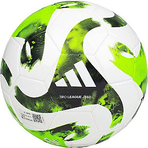 Футбольный мяч Adidas Tiro Junior 350 League бело-зеленый HT2427 размер 5