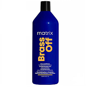 MATRIX Brass Off небесно-голубая кондиционирующая окрашивающая маска для волос 1000ml