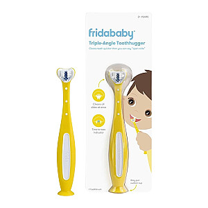 FRIDA Frida Baby Tooth Hugger 3D zobu birste ar V formas galviņu