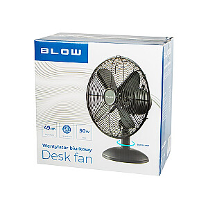 Настольный вентилятор BLOW 12"/30см 50Вт черный