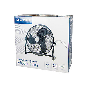 Напольный вентилятор BLOW 18"/45см 200Вт черный