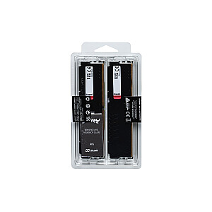Kingston Technology FURY Beast 128GB 5600MT/s DDR5 CL36 DIMM (2 gabalu komplekts) Melns