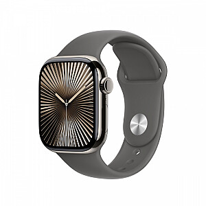 Sporta siksna kalnu pelēkā krāsā 42 mm korpusam - izmērs M/L
