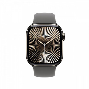 Sporta siksna kalnu pelēkā krāsā 42 mm korpusam - izmērs M/L