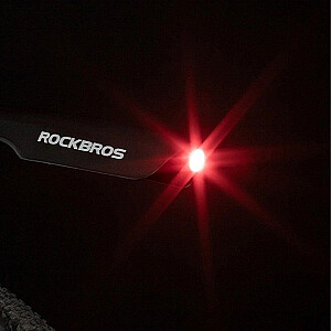 Rockbros DNB8001BK Aizmugurējais spārns sarkanais LED gaisma - Melns