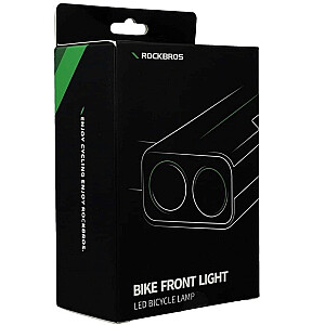 Rockbros velosipēda lampa ar power bank funkciju + USB-C uz USB-A kabeli, 850 lm, melna