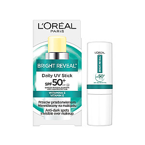 L'OREAL Bright Reveal Daily UV Stick защитный солнцезащитный стик с SPF 50+ 9ml
