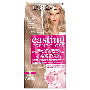 L'OREAL Casting Creme Gloss matējošā krāsa matiem 810 Pērļu Blond