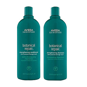 AVEDA SET Botanical Repair Strengthening Shampoo укрепляющий шампунь для волос 1000ml + Strengthening Conditioner укрепляющая кондиционер для волос 1000ml