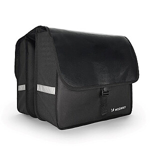 Wozinsky velosipēdu soma diviem rāmjiem 28 l melna (WBB34BK)