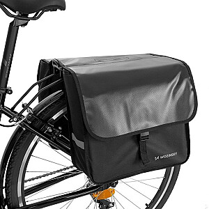 Wozinsky velosipēdu soma diviem rāmjiem 28 l melna (WBB34BK)