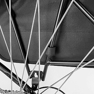 Wozinsky velosipēdu soma diviem rāmjiem 28 l melna (WBB34BK)