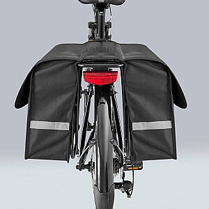 Wozinsky velosipēdu soma diviem rāmjiem 28 l melna (WBB34BK)