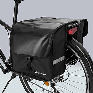 Wozinsky velosipēdu soma diviem rāmjiem 28 l melna (WBB34BK)