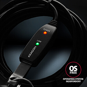 ADR-207 USB 2.0 A-M -> A-F активный удлинитель/усилитель 7.5м