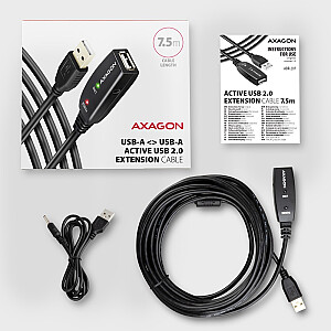 ADR-207 USB 2.0 A-M -> A-F активный удлинитель/усилитель 7.5м