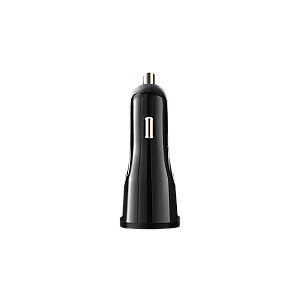 CANYON car charger C-033 2.4A/USB-A built-in Lightning Black