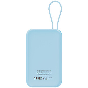 CANYON power bank OnPower 101 built-in cable 10000 mAh PD22.5W Blue