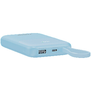 CANYON power bank OnPower 101 built-in cable 10000 mAh PD22.5W Blue