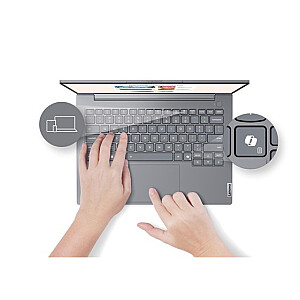 Laptop ThinkBook 14 G8 21SJ008APB W11Pro Ultra 5 225U/16GB/512GB/INT/14.0 WUXGA//Luna Grey/3GADS OS + CO2 kompensācija