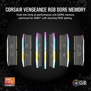 DDR5 Память Vengeance RGB 48GB/6000 (2x24GB) CL30 AMD EXPO & Intel XMP 