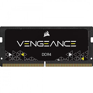 Corsair DDR4 - 16GB - 3200 - CL - 22 - Viens komplekts - Vengeance, melns