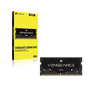 Corsair DDR4 - 16GB - 3200 - CL - 22 - Viens komplekts - Vengeance, melns
