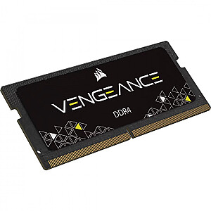 Corsair DDR4 - 16GB - 3200 - CL - 22 - Viens komplekts - Vengeance, melns