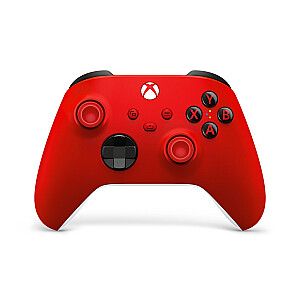 Microsoft Xbox bezvadu kontrolieris sarkans Bluetooth/USB spēļu vadība analoga / digitāla Xbox, Xbox One, Xbox Series S, Xbox Series X